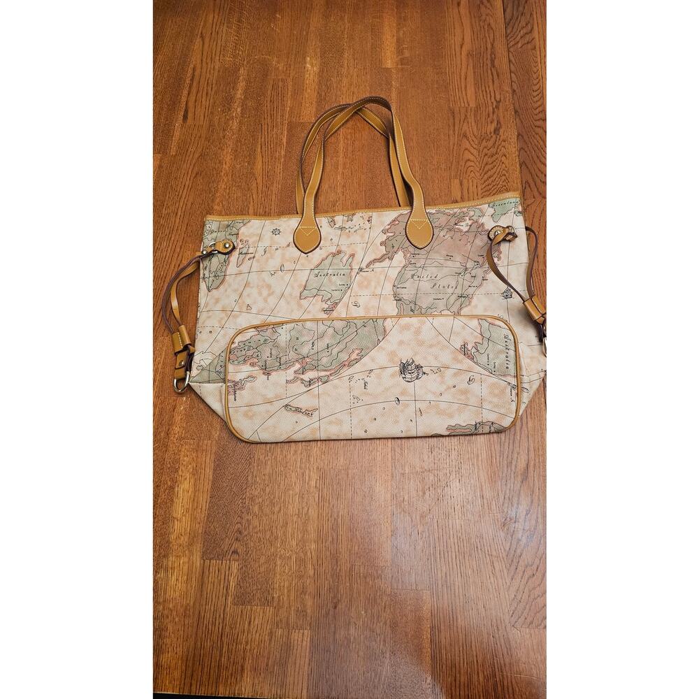 World‎ Map Print Tote purse-new - Picture 2 of 2
